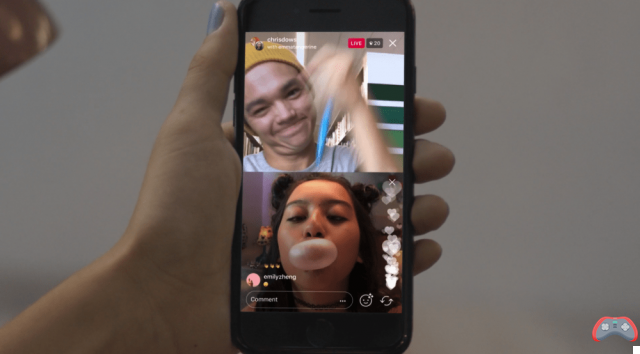 Instagram: invita a un amigo a tu video en vivo