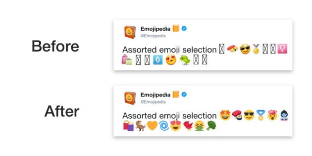 Fragmentación de Android: Ante incompatibilidades de emojis, Twitter toma cartas en el asunto