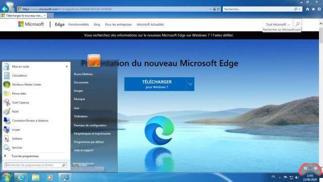 Windows 7 no está muerto, Microsoft usa Edge para actualizarlo