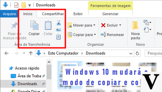Windows 10 se actualiza a sí mismo y cambia la función de copiar y pegar para siempre