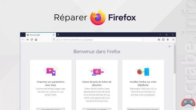 Arreglar el navegador de Internet Firefox