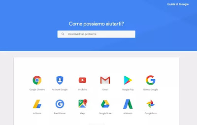 Todas as formas de entrar em contato com o Google para obter assistência ou informações