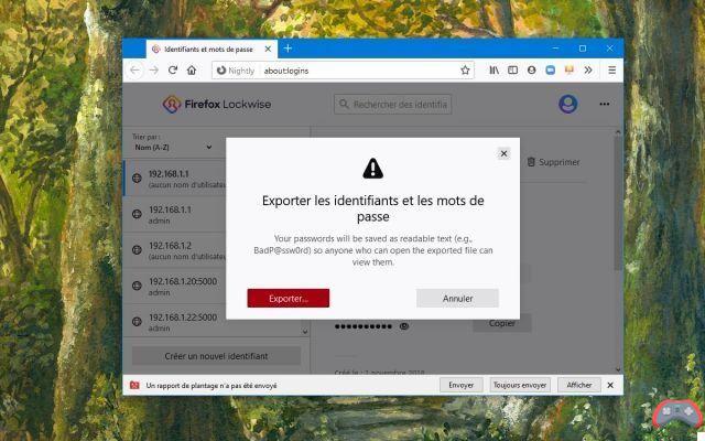 Firefox finalmente permite exportar senhas, veja como