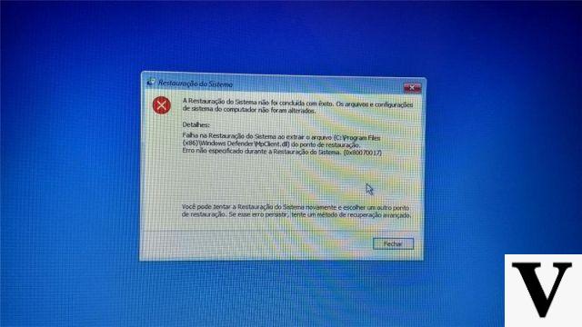 O que fazer se a restauração do sistema Windows falhar