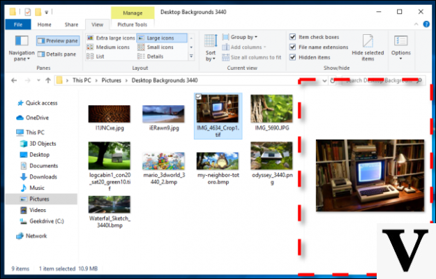 Windows 10, como usar a ferramenta Preview Pane