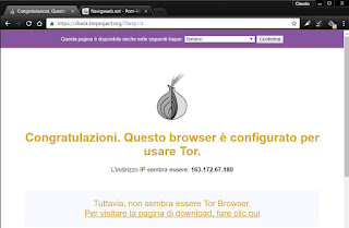 TOR sur Chrome, connexion anonyme et cryptée